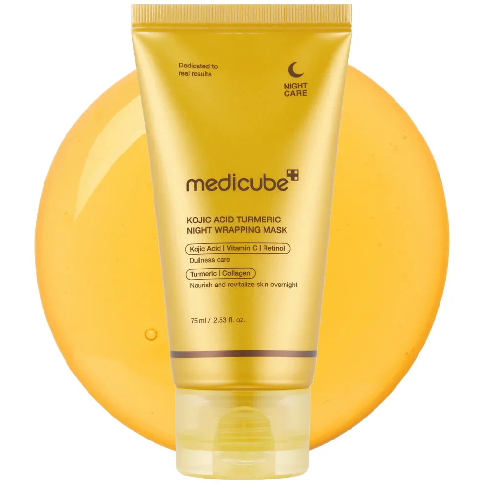 Medicube Wrapping Mask PDRN Caffeine Overnight Peel Off Facial Mask