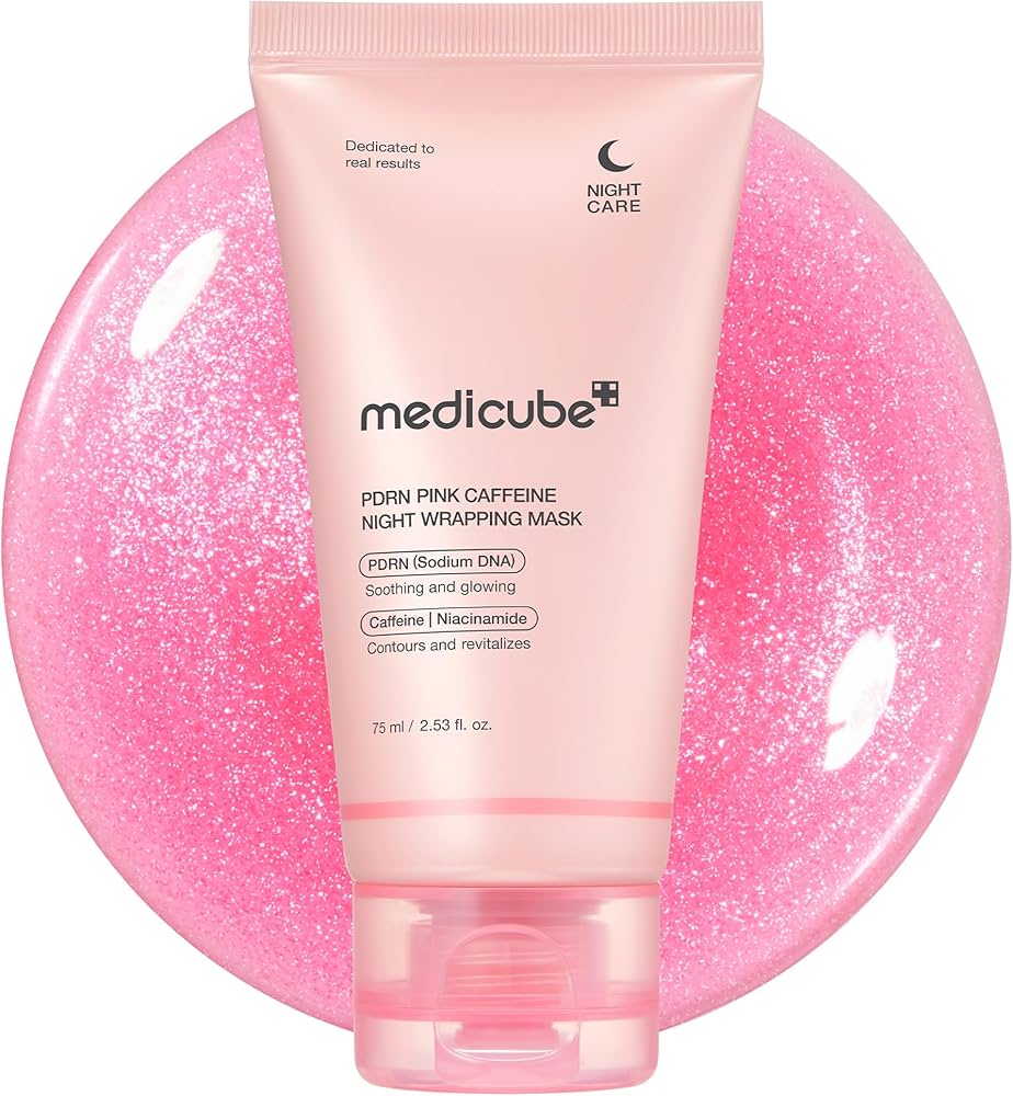 Medicube Pdrn Pink Caffeine Night Wrapping Mask