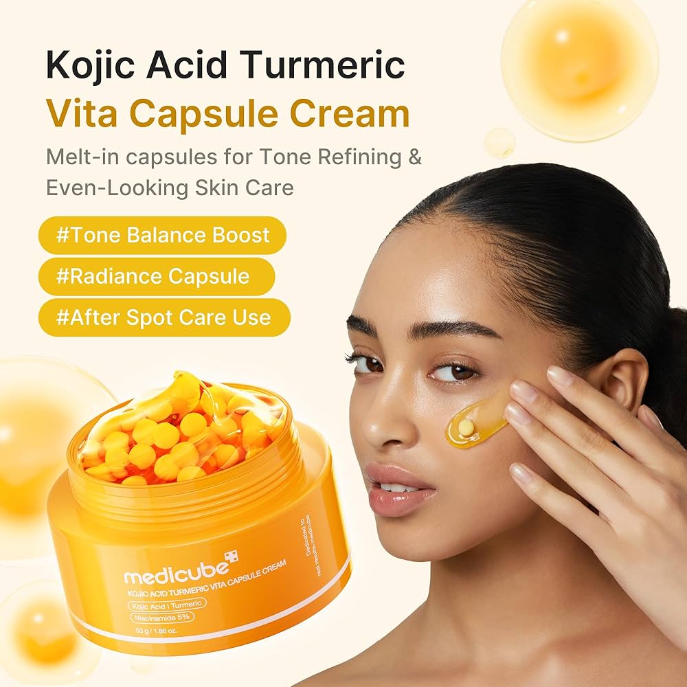 Medicube Kojic Acid Turmeric Vita Capsule Cream 55g