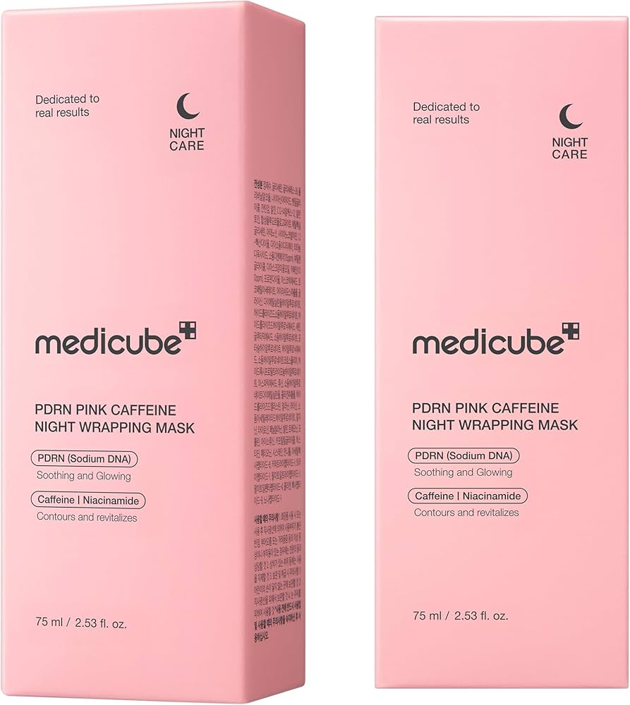 Medicube Pdrn Pink Caffeine Night Wrapping Mask