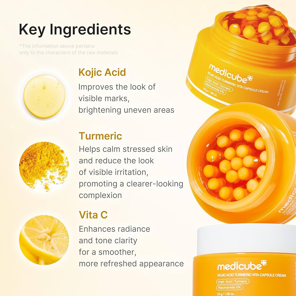 Medicube Kojic Acid Turmeric Vita Capsule Cream 55g