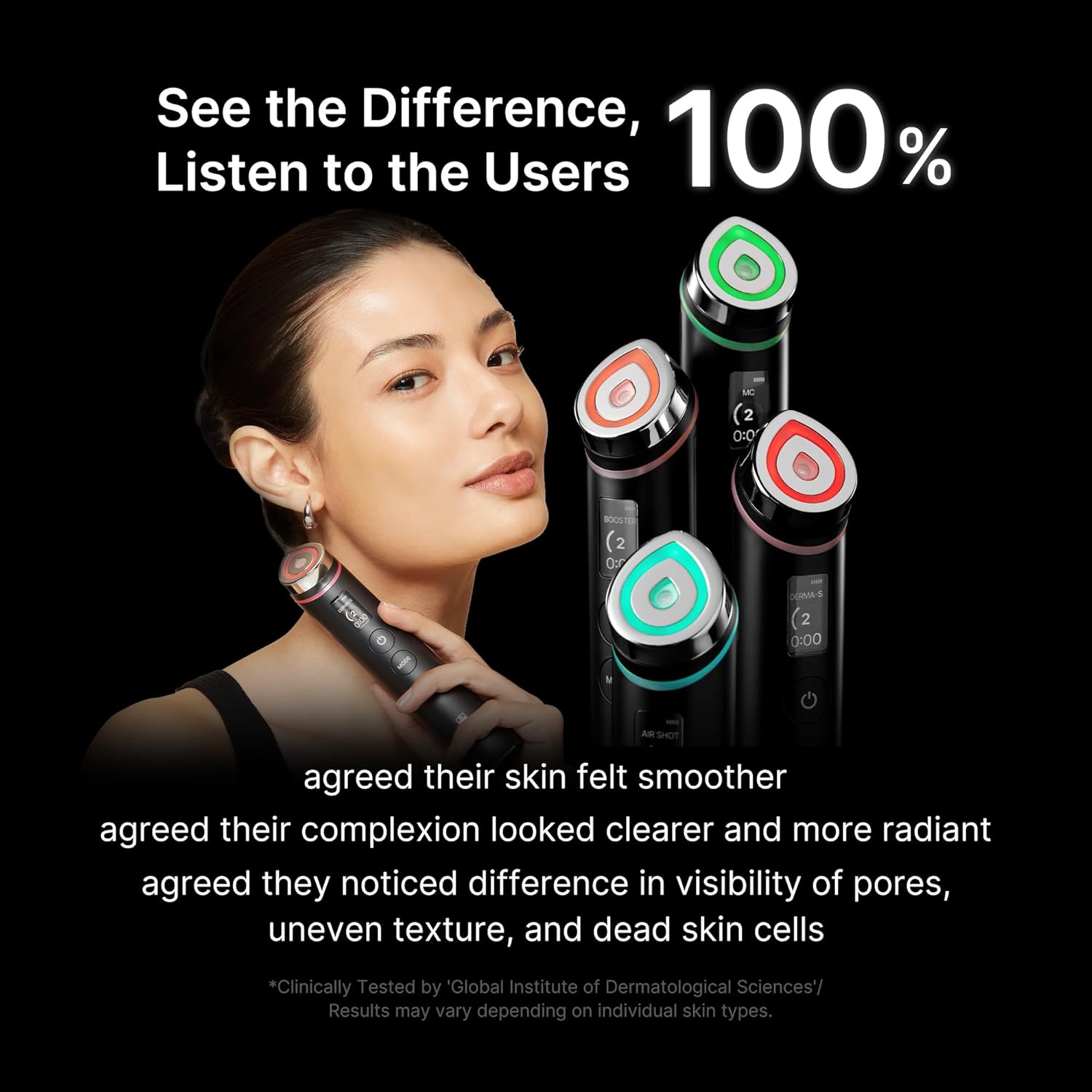 Booster Pro 6-in-1 Korean Glow Facial Device for Glow, Pore Care & Better Absorption
