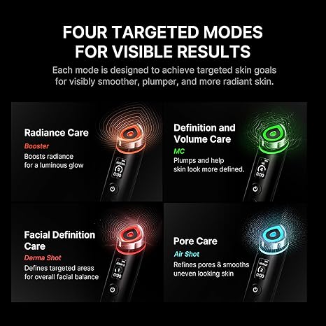 Booster Pro 6-in-1 Korean Glow Facial Device for Glow, Pore Care & Better Absorption