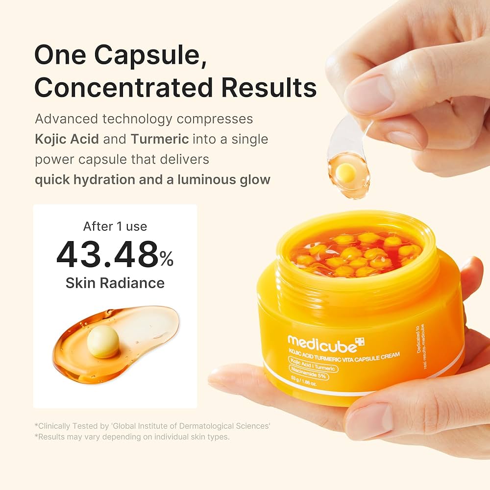 Medicube Kojic Acid Turmeric Vita Capsule Cream 55g