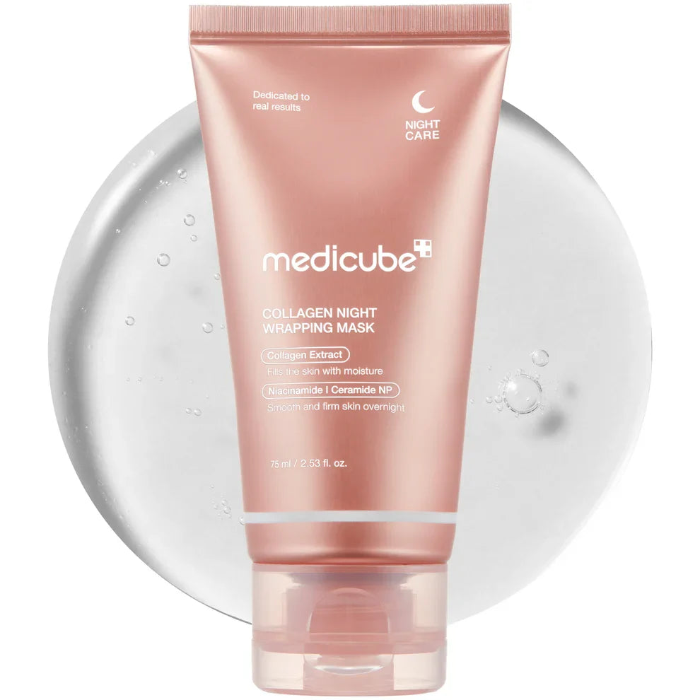 Medicube Wrapping Mask PDRN Caffeine Overnight Peel Off Facial Mask