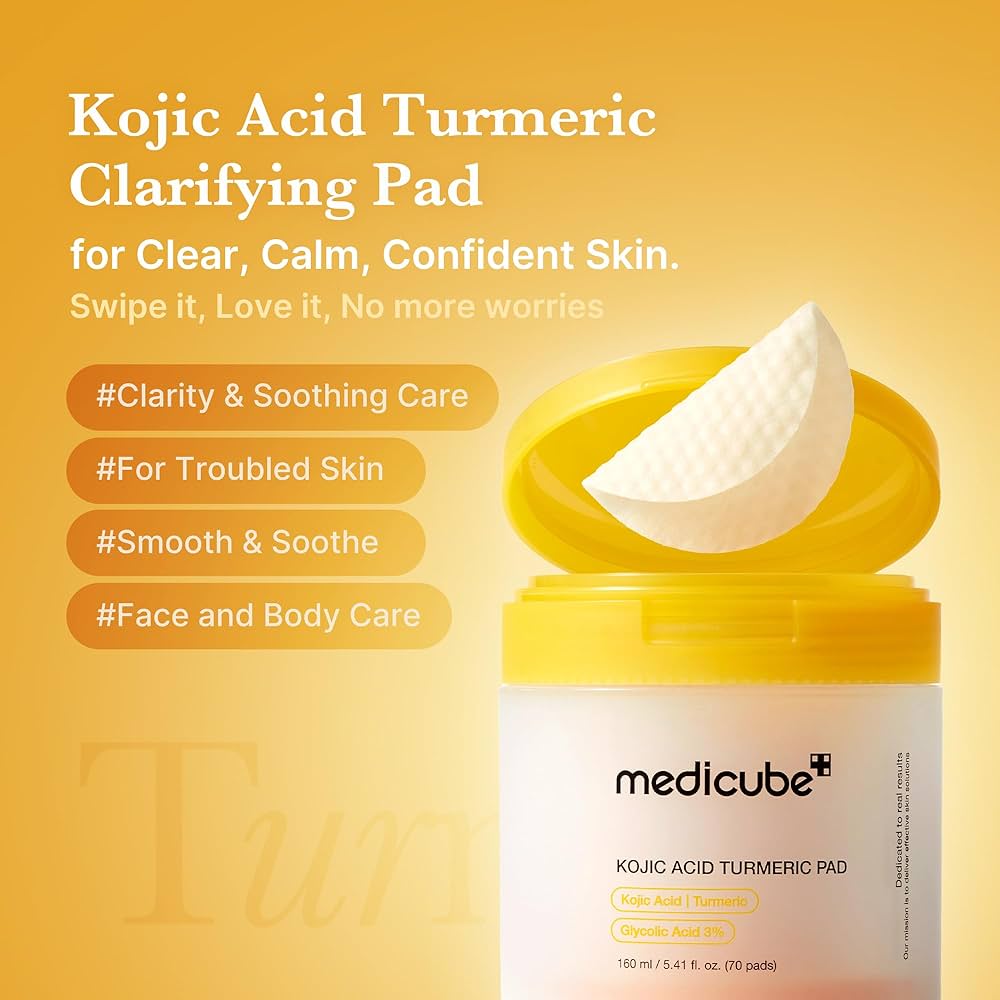 Medicube Kojic Acid Turmeric Pad (70 Pads)